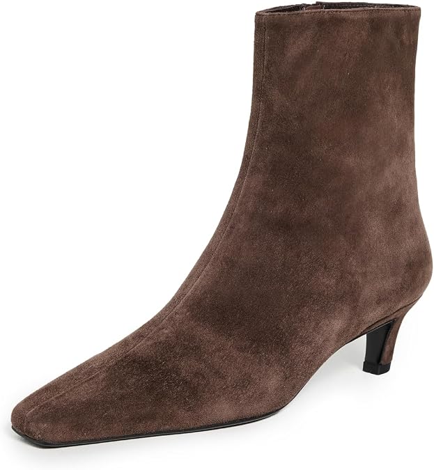 Suede Espresso Ankle Boots by Tony Bianco