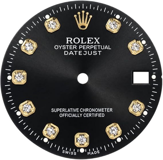 28.5mm Metal Watch Face 8200 8205 Movement Modding Component Stainless Steel Watch Dial Date Window Repair Part for Rolex Datejust
