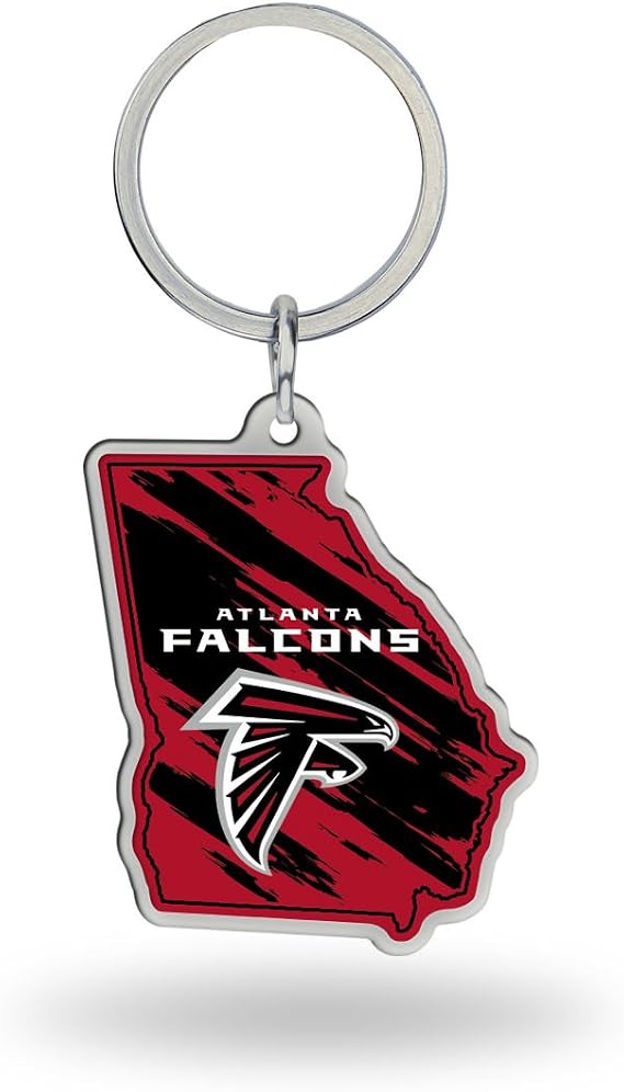 Rico Industries NFL unisex-adult State Shape Keychain