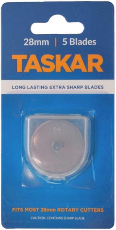 Taskar 28mm Rotary Cutter Blades for Olfa Etc - by Taskar