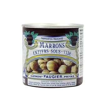 Clement Faugier Whole Peeled Chestnuts Vacuum Packed - 240g - 8.0 oz