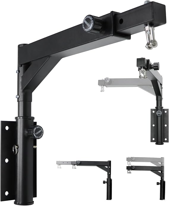 Heavy Bag Hanger Wall Mount Punching Boxing Bag Bracket Tube,Heavy Duty Adjustable Length & Height for Boxing, Taekwondo, Muay Thai Bags,for Home Gym Installation