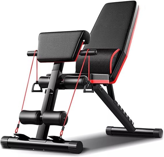 Adjustable Weight Bench, 160KG Stable Strength Training Bench, Height Adjustable Backrest, for Full Body Workout