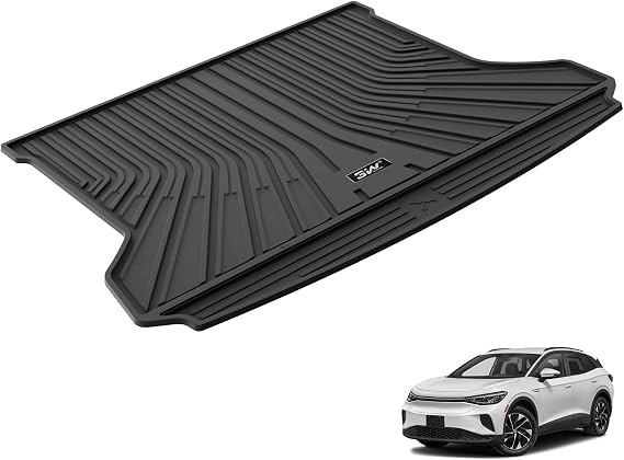3W Boot Liner Fit for Volkswagen ID.4 E21 2021 2022 2023 2024 2025 2026,TPE All Weather Custom Boot Car Mat, Waterproof, Anti-Slip, Easy to Clean, Boot Liner Accessories