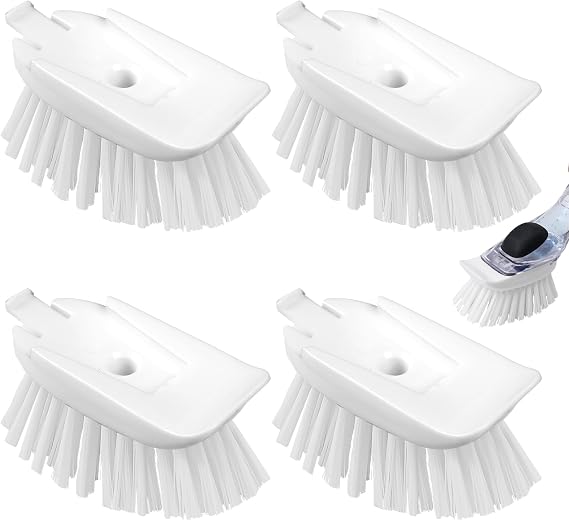 New Brush Refills for OXO New Soap Dispensing Dish Brush, 4 Pack