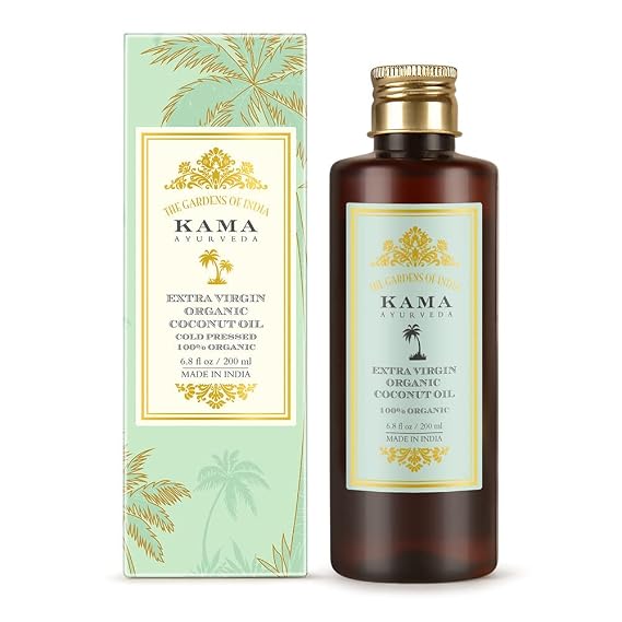 Kama Ayurveda Extra Virgin Organic Coconut Oil Cold Pressed