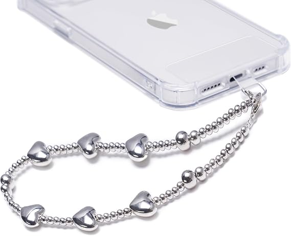 GVIEWIN Phone Charm Beaded Wrist Strap with Tether Tab