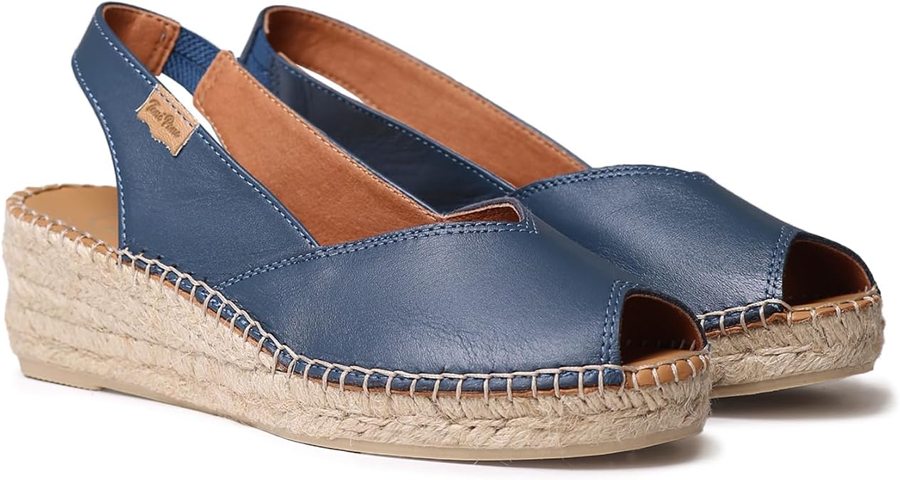 Toni Pons - BERNIA-P - Women's wedge espadrilles in leather