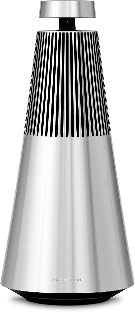 Bang & Olufsen Beosound 2 (3rd Gen) WiFi Home Speaker - Natural | 360 Degree Room-filling Sound, Floorstanding or Bookshelf, High-grade Aluminium, Elegant and Powerful
