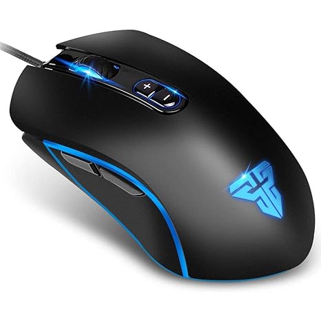 FANTECH X9 Wired Gaming Mouse - 4800 DPI RGB 7 Programmable Buttons, Black