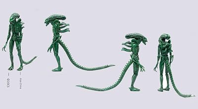 arbenmao HIYA Exquisite Mini Series 118 Scale 5 Inch Aliens Alien Warrior Green GameStop Exclusive Action Figure