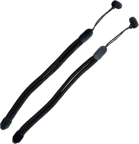 Improved Replacement Wrist Straps for Oculus Quest 2 Gen Controller, Sturdy Comfy Adjustable Hand Strap for Oculus 2, Easy Attach Black Resin Stopper for Oculus Controllers