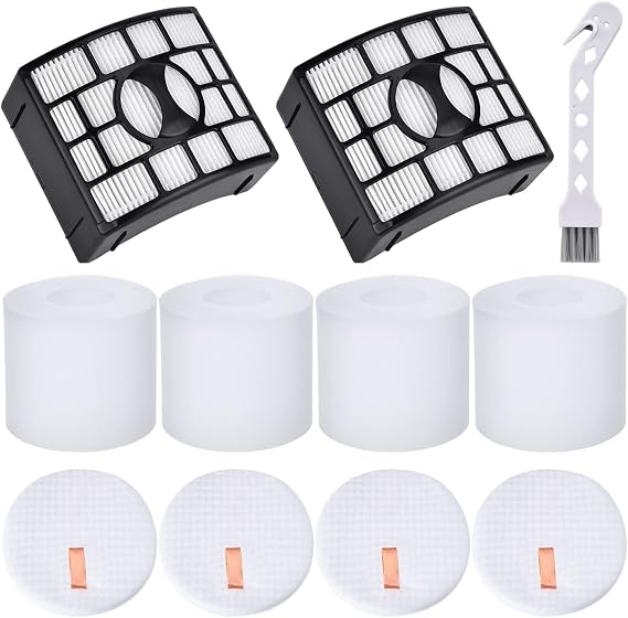 Leadaybetter Filter Replacement for Shark Rotator DuoClean Lift-Away ZD550 NV600 NV601 NV602 NV611 NV770 NV771 NV772 UV700 ZU701 Zero-M Speed Upright Vacuum, Part # XFF600 & XHF600