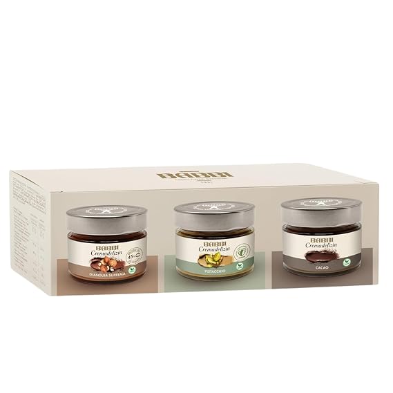 Babbi Cremadelizia Italian Cream Spreads, 6 Oz (Pack of 3)