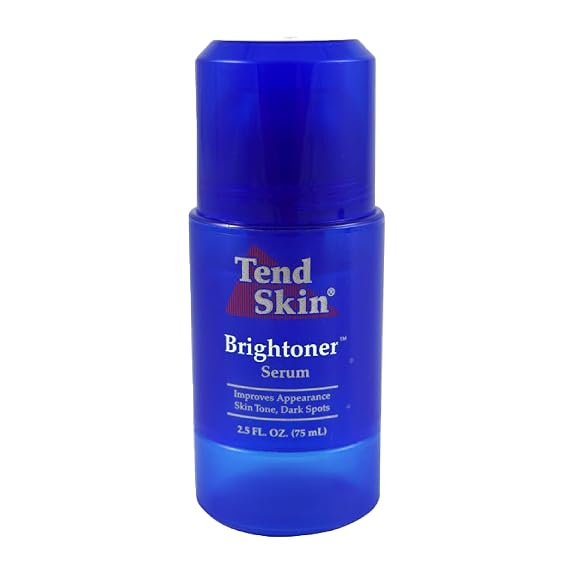 Tend Skin Brightoner Serum Roll On, Improves Appearance Of Uneven Skin Tone, Patches, and Dark Spots, Advanced Formula for Face and Body, 2.5 Oz