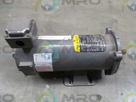BALDOR CDP3330 56C Frame TENV DC Motor, 0.5 hp, 1750 RPM, 3336P, F1, 90V Armature Voltage