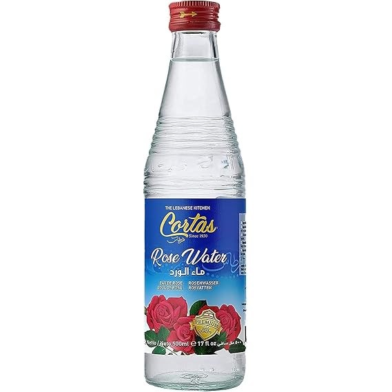 Cortas - Rose Flower Water, 17 Fl Oz (500ml), Large