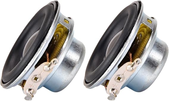 2PCS 40mm Full-Range Speaker 1.5" 4Ohm 5W Loudspeaker for Arduino