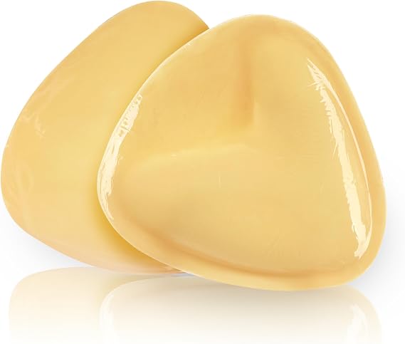 Hioffer Double Sided Sticky Bra Inserts,Push Up Sticky Bra Pads Reusable Adhesive Bra for Lift Bikini Swimsuit Sports Bra