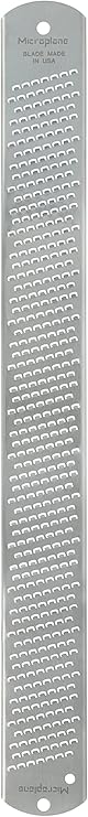 Microplane All-Stainless Steel Lemon Zester Tool, Blade made in the USA