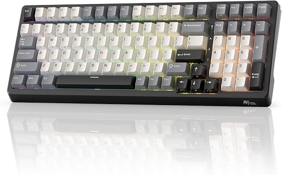 RK ROYAL KLUDGE F99 Wireless Mechanical Keyboard, Gasket Structure