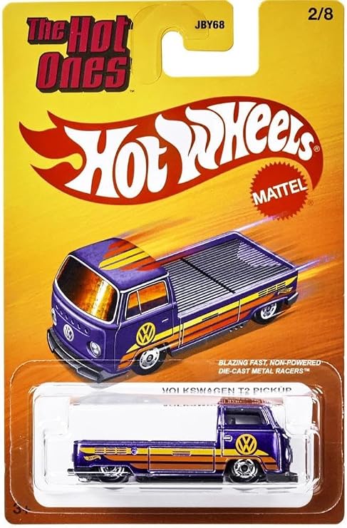 Hot Wheels The Hot Ones Die Cast Tekli Arabalar JBY68 - VOLKSWAGEN T2 PICKUP JBY70