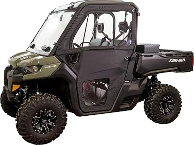 Seizmik UTV Framed Door Kit Compatible with Can Am Defender HD9, HD10, MAX, PRO 2016-2023 UTV Models | Cab Enclosure