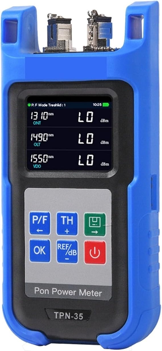 Optical Power Meter, 1310/1490/1550nm PON Optical Power Meter, Orientek TPN-35 PON Network Tester, Fiber Optic Power Meter, OTDR Tester SC/UPC SC/(SC-APC Power Meter)