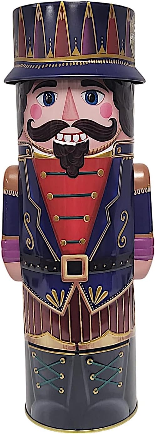 Scottish Shortbread Biscuits in Scottish Soldier Tin Box 135g Crunchy Butter Cookies for All Occasions Kids & Adults (Blue Coat Tin)
