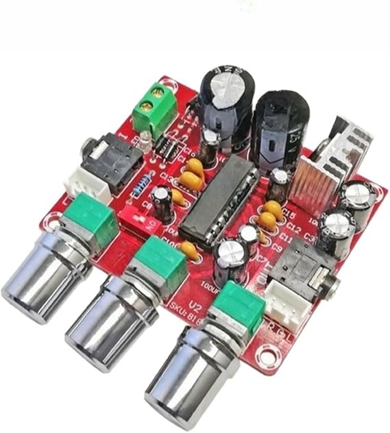 XH-M151 Digital Audio Processor Preamp Tone Board, BBE Sound Enhancement with Bass Treble Control, 12V Compact Module for DIY Projects