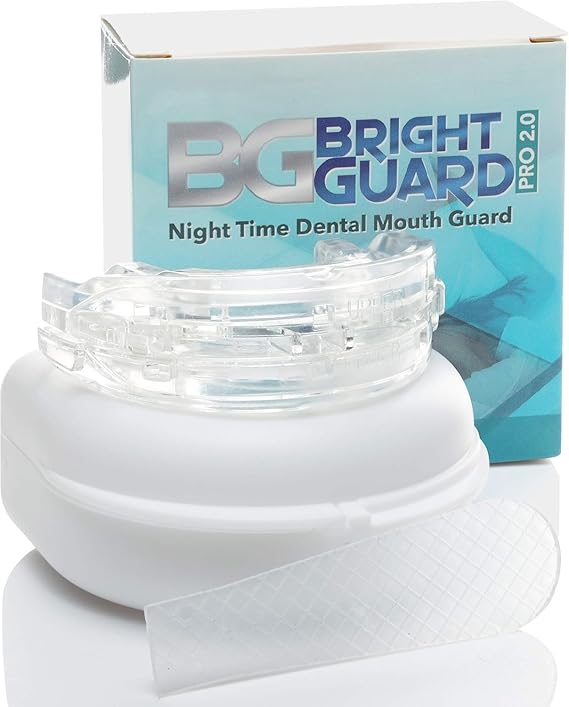 Bright Guard 2.0 Mouth Guard for Teeth Grinding and Clenching - Moldable Nighttime Mouthpiece