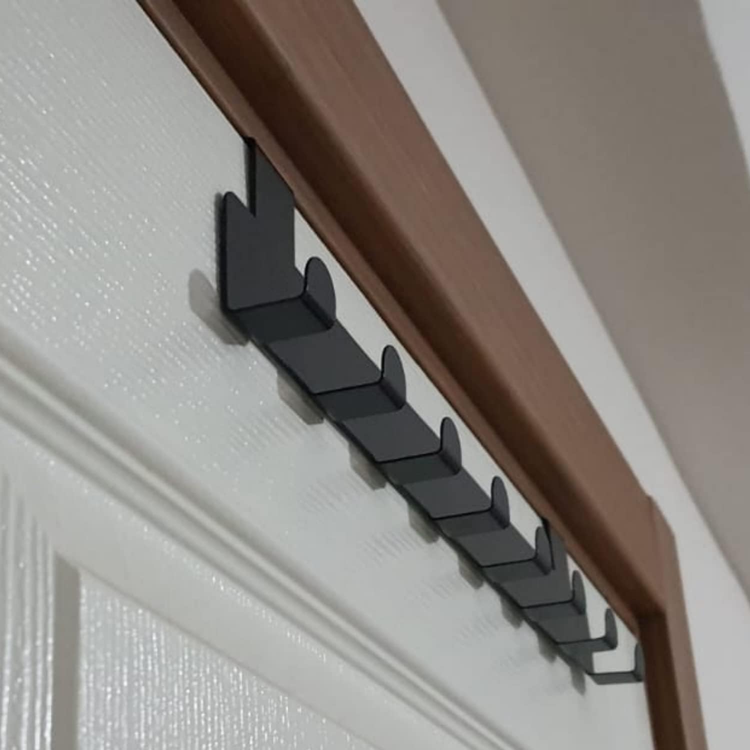 RİSİNGMABER Metal Mat Siyah Amerikan Kapı Arkası Askılık Organizer ve Banyo Kapı Arkası Askılık