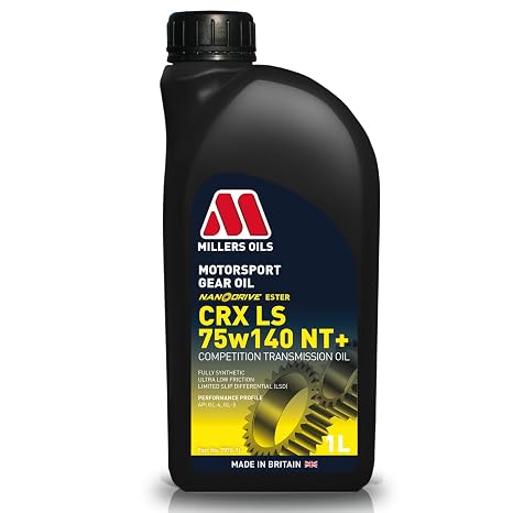 Millers Oils CRX LS 75w140 NT+ 1 Liter Bottle