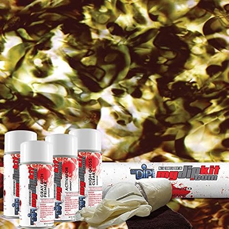 Hydrographics Film Kit - MyDipKit - Water Transfer Printing RC-310 - HEX Jungle (Entry Level)