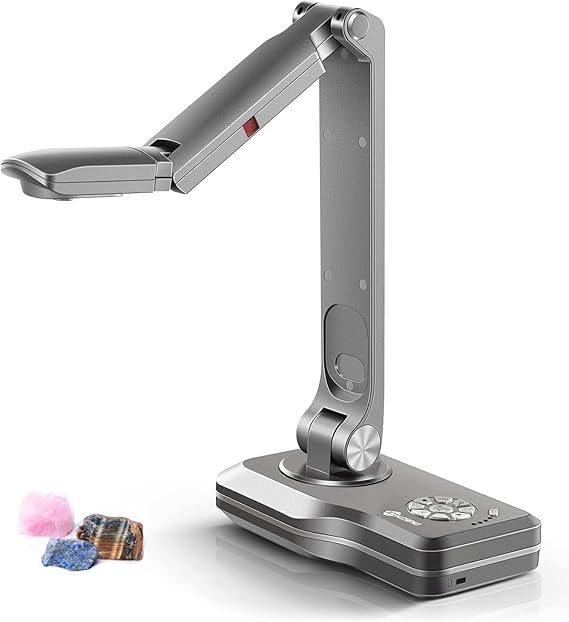 JOYUSING VGA/HDMI/USB 13MP Visualiser & Document Camera for Teacher, A3 Size, Auto Focus Compatible with Mac, Windows, Perfect for Online Teaching, Distance Learning, Web Conferencing