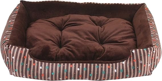 XJHKG Pet Dog Bed Cat Kennel Warm Cozy Dog House Soft Fleece Nest Dog Baskets Mat Autumn Winter Waterproof Kennel (Color : A-04, Size : XL-Large)