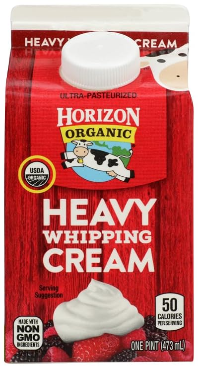 WhiteWave Horizon Organic Heavy Whipping Cream, 16 Ounce -- 12 per case.