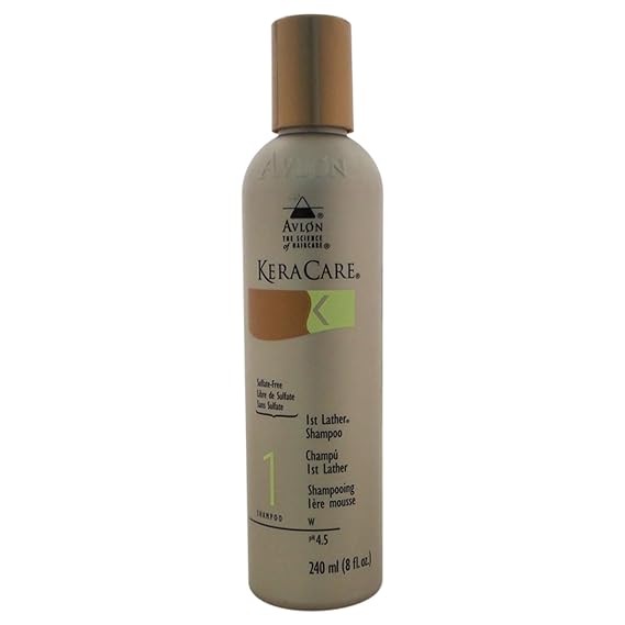 KeraCare Avlon 1st Lather Shampoo, 8 Ounce