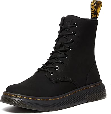 Dr. Martens Unisex Crewson Nubuck Leather Everyday Boots