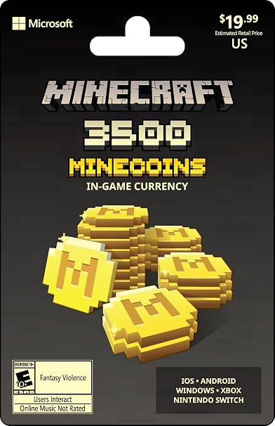 Minecraft Physical Card