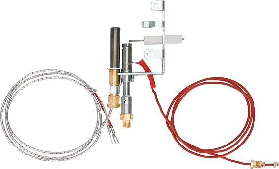 14D0477 LPG8404 R3623 Propane Gas LP ODS Pilot Assembly Replacement for Comfort Glow, Glow Warm, Vanguard, FMI, Hearth Side Designs, Sears;103778-01 PP225 LPG8414 Thermocouple for Gas Fireplace