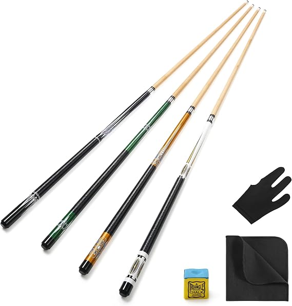 Pool Queue 58 Zoll Billard Queue Hardwood Pool Cue 13mm Spitzen für Professionelle Billardspieler 1/2 Queue Sticks für Billard Tisch Sport
