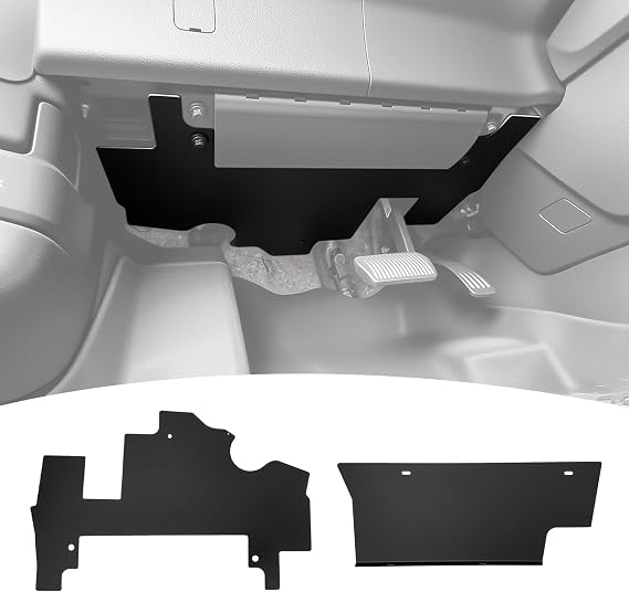 Dashboard Kick Panel Compatible with 2021-2024 Ford Bronco Sport Lower Dashboard Guard Driver Passenger Anti Kick Plate for Bronco Sport Accessories