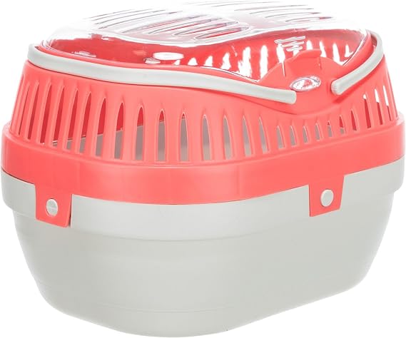 Trixie Pico Transport Crate, Small Pet Carrier, Portable Travel Carrier, for Small Pets, Hamsters, Guinea Pig, Lizards | Portable Pet Carrier, Ideal for On-The-Go, Traveling Cage for Small Pets, Bunnies, Hamsters, Guinea Pigs, Lizards