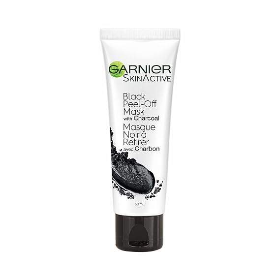 Garnier Black Peel Off Mask With Charcoal Facial Treatments 1.7 fl oz, Clean+