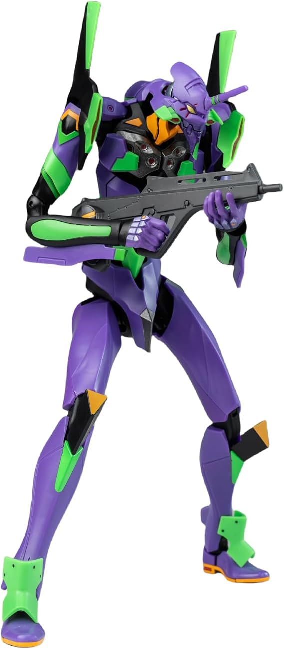 YOLOPARK Evangelion Figure - 7.87 Inch Highly Articulated Humanoid Decisive Weapon Neon Genesis Evangelion Model Kit (EVA-01) | Highly Articulated 7.87 Inch | Humanoid Decisive Weapon Model (EVA-01)