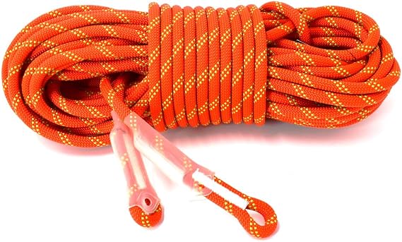 11mm Static Rope Camping Rock Climbing Rope 26KN High Strength Safety Rope for Working at Height Climbing Equipment