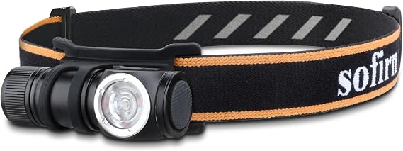 sofirn HS10 Rechargeable Headlamp 1100 Lumens, 90 High CRI, Right Angle