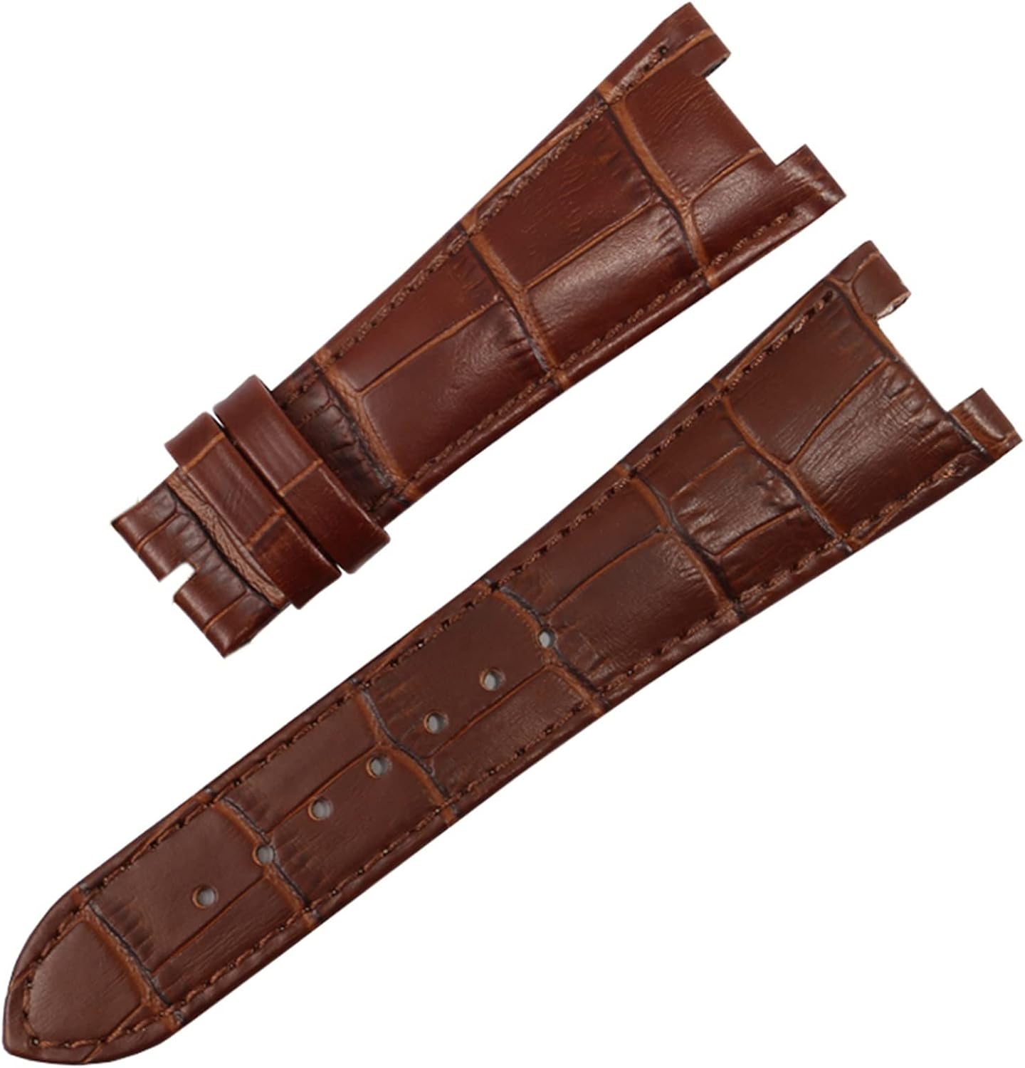 Genuine Leather Watch Band For Patek Philippe 5711 5712G Nautilus Watchs Men And Women Special Notch 25mm*12mm Watch Strap decoration