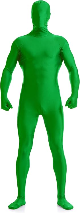Aniler Chromakey Bodysuit Invisible Effects Background Chroma Keying Green Body Suit for Screen Photography